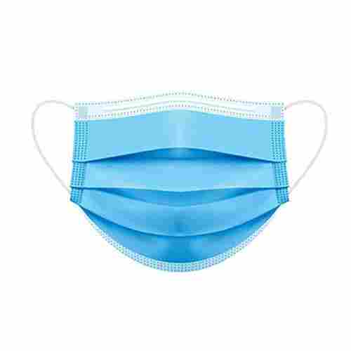 3 Ply Melt-Blown Fabric Unisex Disposable Blue Face Mask