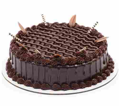 Mouth Watering Yummy Delicious Soft And Fluffy Tasty Round Chocolate Cake
