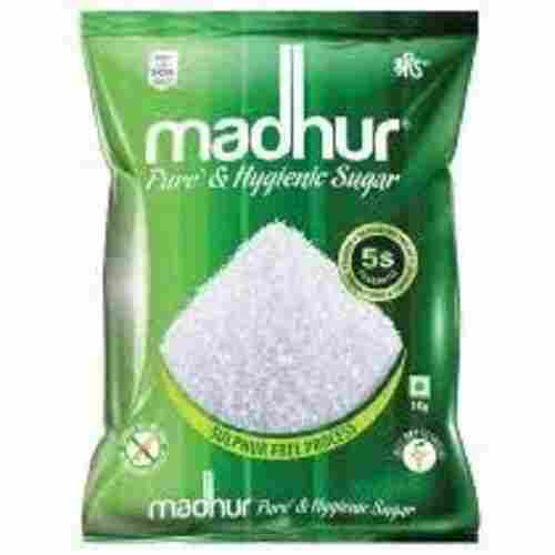 Pack Of 1 Kilogram Pure And Natural Madhur White Refined Sugar