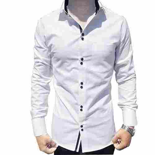 Men'S Stylish Slim Fit Full Sleeves Plain Good Quality And Highly Comfortable Cotton Shirt For Casual Wear