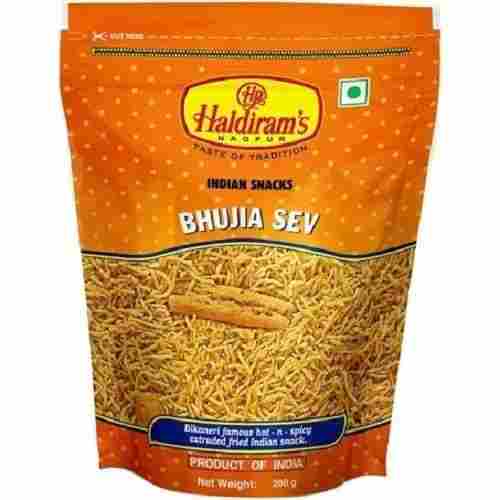 Pack Of 200 Gram Salty And Spicy Taste Haldiram Bhujia Sev 