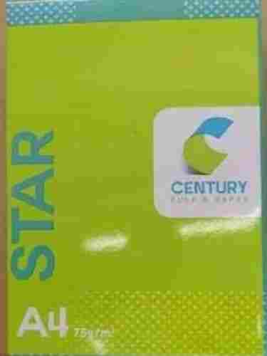 Pack Of 400 Sheets 75 Gsm Rectangle Shaped Century Star A4 Size Copier Paper