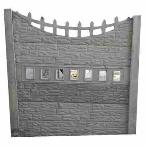 Panel Build Readymade Concrete Boundary Wall, Thickness: 40mm