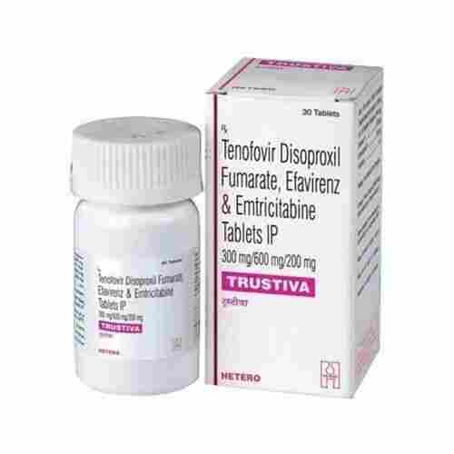 Tenofovir Disoproxil Fumarate Efavirenz and Emtricitabine Tablets
