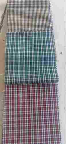 Yarn Dyed Indigo Checks Fabric, 110