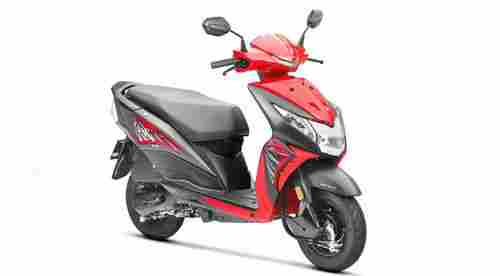 Black And Red Colour 10 Liters Fuel Tank Capacity Honda Dio Scooter 