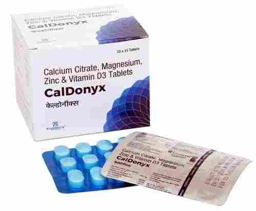 Calcium Magnesium Zinc & Vitamin D3 CalDonyx 10x15 Tablets