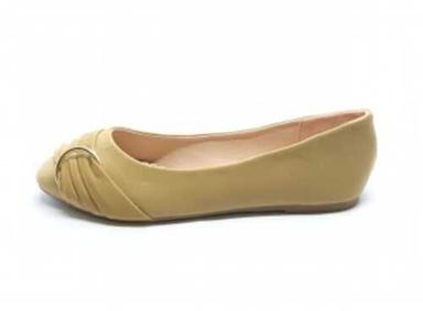 Breathable Cream Ballet Flats Style Ladies Casual Shoes