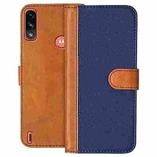 Light Weight Scratch Protection Easy To Fit Leather Mobile Flip Back Covers