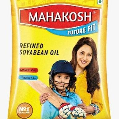 Mahakosh Future Fit Refined Soyabean Oil, Low Cholestrol, 1 Litre Packaging