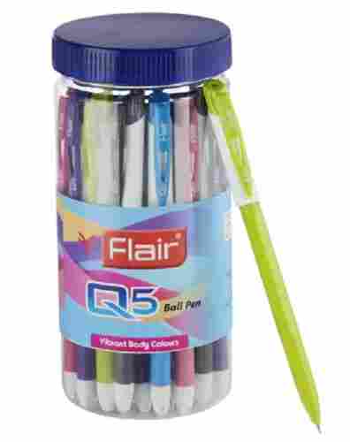  5 Inches Length Light Weighted Plastic Body Flair Ball Point Pen