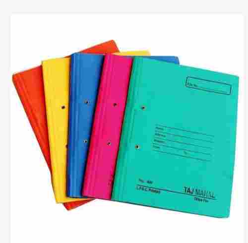 Multicolored Rectangular Light Weighted Paper File Folder