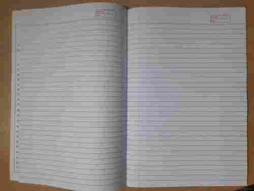 Soft Front And Back Cover Ruled Paper Long Size Notebooks For Students