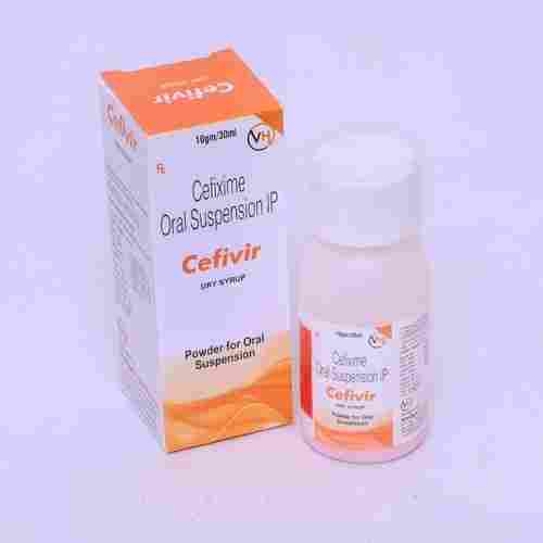 Cefixime Oral Suspension IP Cefivir Dry Syrup