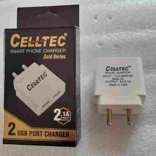 Celltec Smart Phone Charger Gold Series, 2 USB Port Charger
