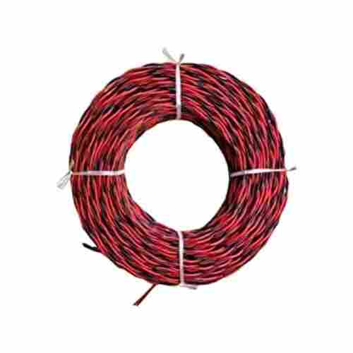 Durable Pvc Insulated Copper Twin Twisted Red & Black Flexible Copper Wires ,15 Meter