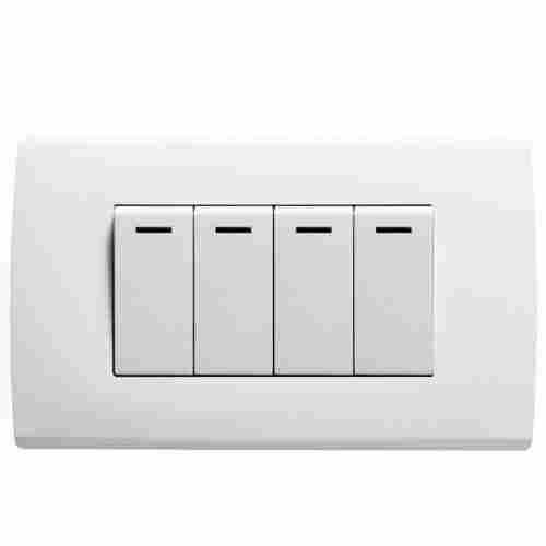 High-Quality Smooth Rocker Clicking Modular White On-Off Electric Switch