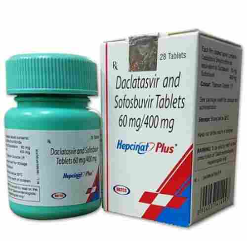Daclatasvir and Sofosbuvir Tablets 60/400mg, 28 Tablets Bottle Pack