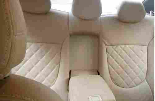 Good Quality And Comfortable Off White Leather Seat Cover For Car
