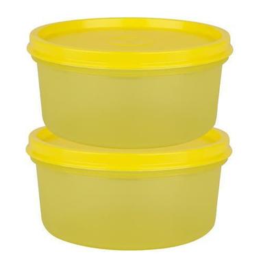Recyclable Durable High-Quality Bpa-Free Leakproof Food-Safe Plastic Yellow Containers