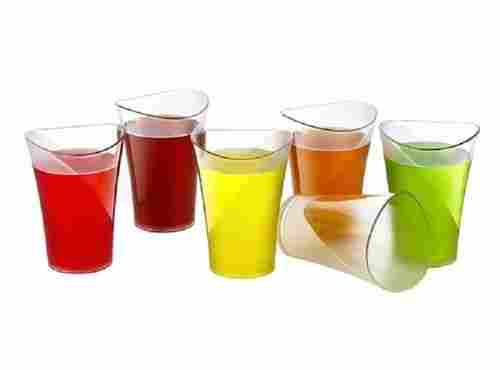 Round Shape and Unbreakable Stylish Transparent Water Glass Set 250ml, Perfect for Juices
