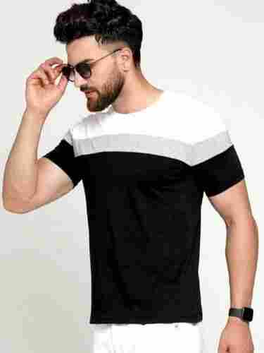 Short Sleeves Plain Cotton Fabric Men Designer T Shirt