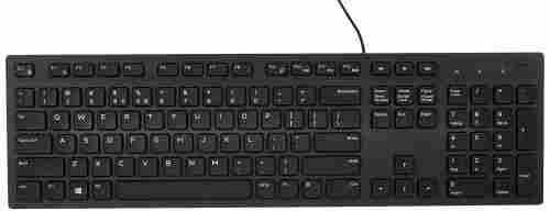 Wireless Black Dell KB216 Wired Multimedia USB Keyboard