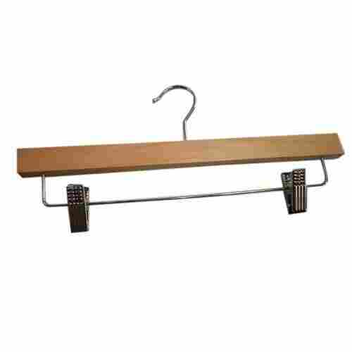 Customized Trouser Bottom Clip Wooden Hanger With High Weight Bearing Capacity