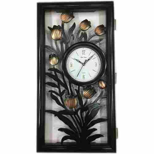 Attractive Wall Mounted and Rectangular Shape Frame Wall Clock