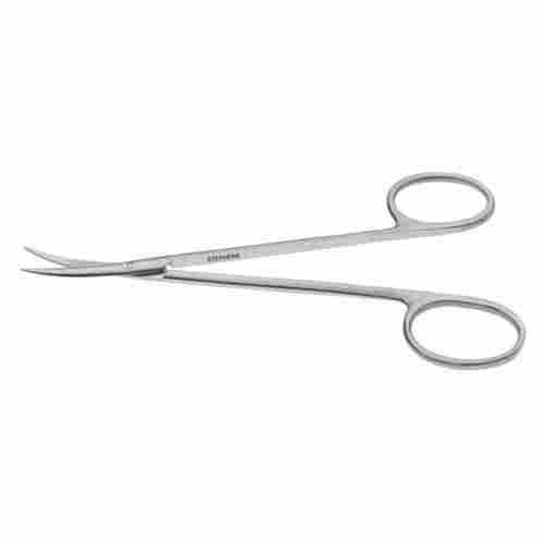 Size 109 Mm Silver Stainless Steel Curved Knapp Surgical Scissors Weight 10 Gram