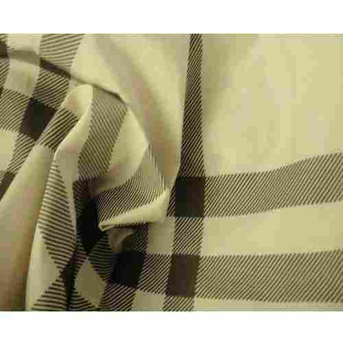50 Meter Packaging Size Check And Striped Pattern Designer Cotton Polyester Fabric 