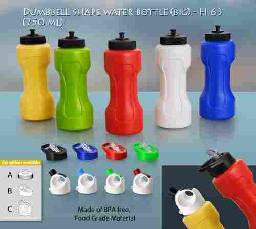 H63 a   Dumbbell Shape Water Bottle Big (750 Ml)