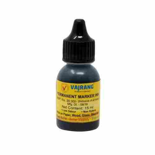 High Quality Material Long Life VAJRANG Permanent Marker Ink 15ml, For Marker Refiling