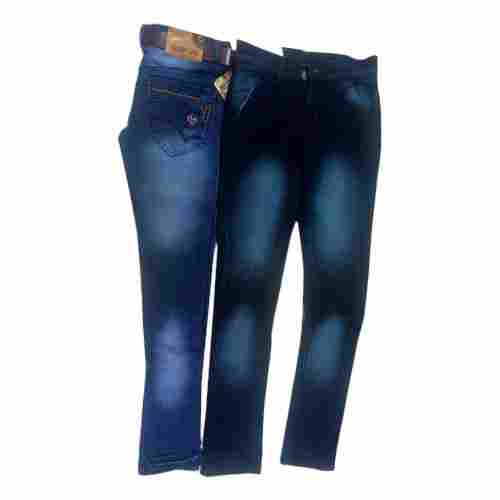 Modern And Trendy Stretch Faded Denim Jeans For Men With 32 Inches Size