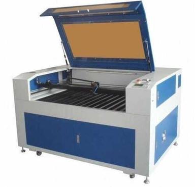 White And Blue Co2 Laser Cutting Machine