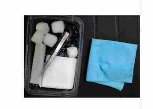 Easy To Carry Include Cotton Balls Forcep Gauze Pad And Surgical Drape Wound Dressing Kit