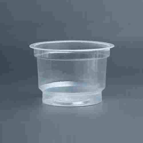 Eco Friendly And Biodegradable White Transparent Round Shape Disposable Plastic Cups