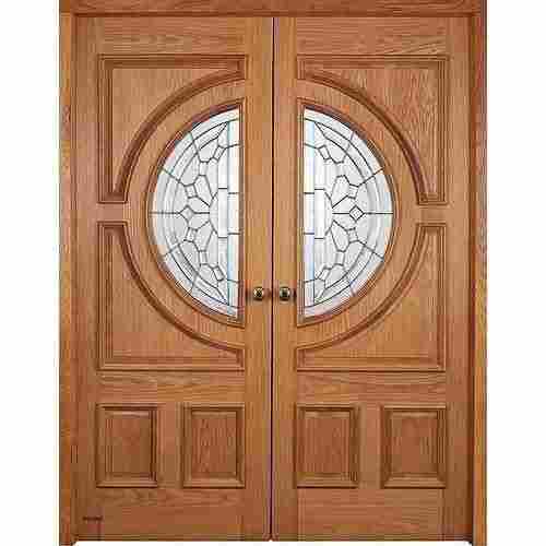 Light Brown Designer Wooden Door