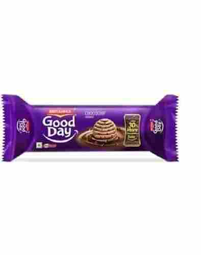Round Chocolate Extract Sweet And Crispy Good Day Biscuits 