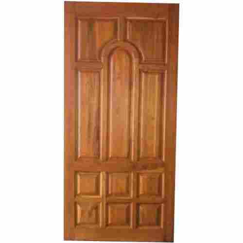 Wooden Finish Brown Solid Panel Teak Wood Doors