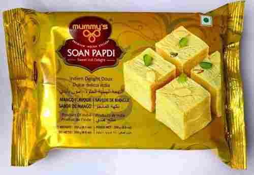 Pack Of 250 Gram 7.46 Gram Protein Sweet In Taste Mango Flavor Soan Papdi