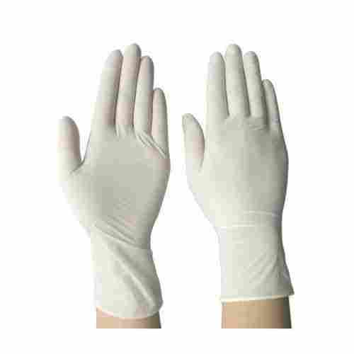 Plain Full Finger Rubber Disposable Surgical Hand Gloves
