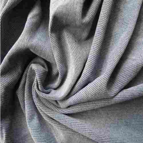 50 Inch Width Grey Plain Pattern Cotton And Hosiery Unstitched Fabric