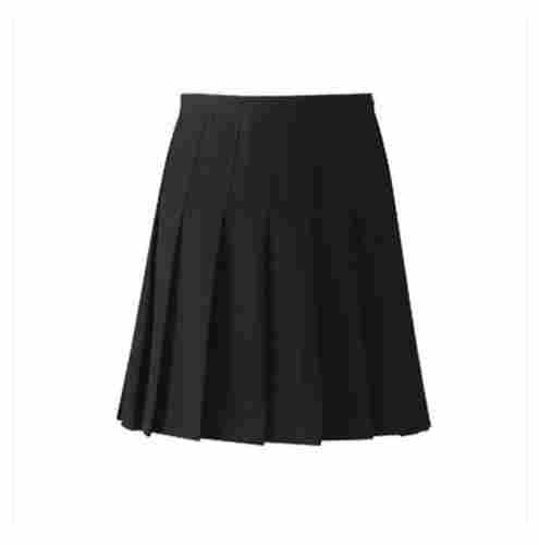 Casual Wear Washable And Comfortable Plain Pattern A Line Womens Cotton Skirt