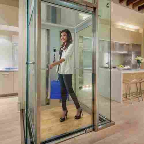 Home Stainless Steel Elevators With 6-12 Persons Capacity