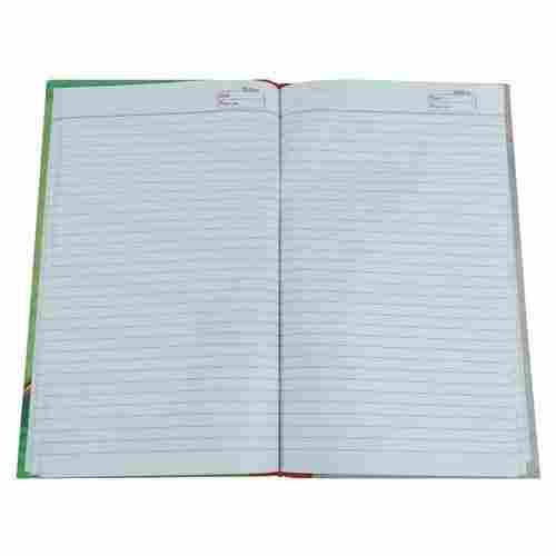 White Lined Paper Containing Long Notebook Student Friendly Easy To Handle Plain In Rectangular Shape