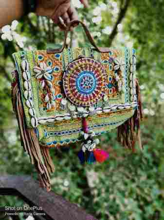 Handmade Banjara Handicraft Coins Bags With Embroidery Work