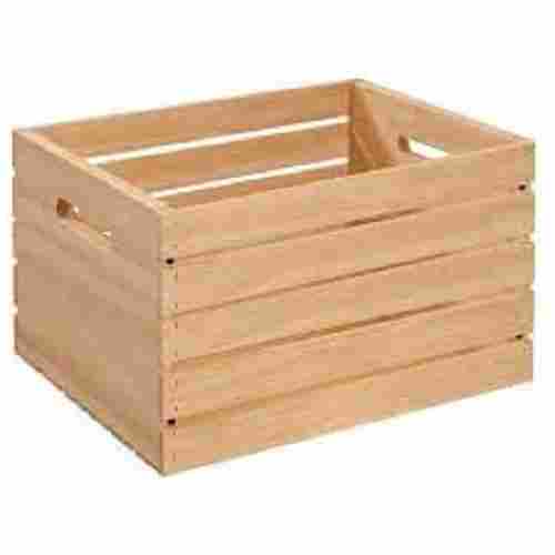 Rectangular Brown Wooden Pallet Box