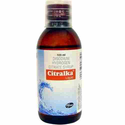 Disodium Hydrogen Citrate Syrup Citralka Liquid Medicine Pack Size 100 Ml