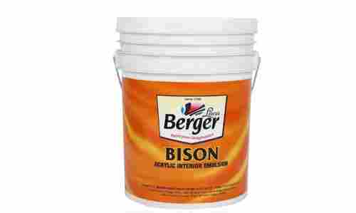 Pack Of 20 Liter Matt Finish Bison Acrylic Interior Berger Emulsion Paint 